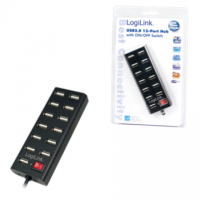 Logilink UA0126 USB Hub 13-Port USB2.0 with power adapter 3.5A