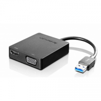 Lenovo Universal USB 3.0 to VGA/HDMI Black