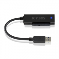 Raidsonic ICY BOX Adapter cable from 2.5" SATA hard disks to USB 3.0 with a black protective sleeve 2.5"