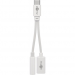 Goobay 39944 Audio adapter cable with additional charging connection (for Huawei)